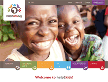 Tablet Screenshot of help2kids.org
